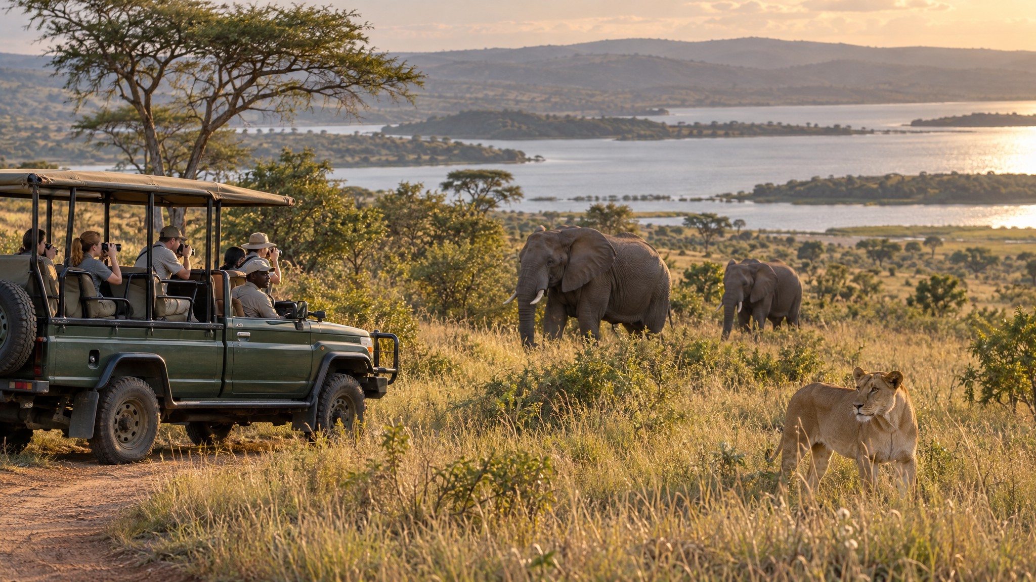 Akagera Big Five Safari Drive in Akagera NP