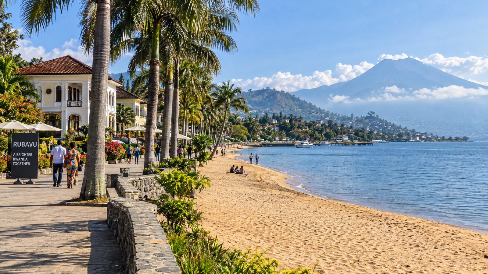 Rubavu (Gisenyi) — Lake Kivu’s sandy resort town